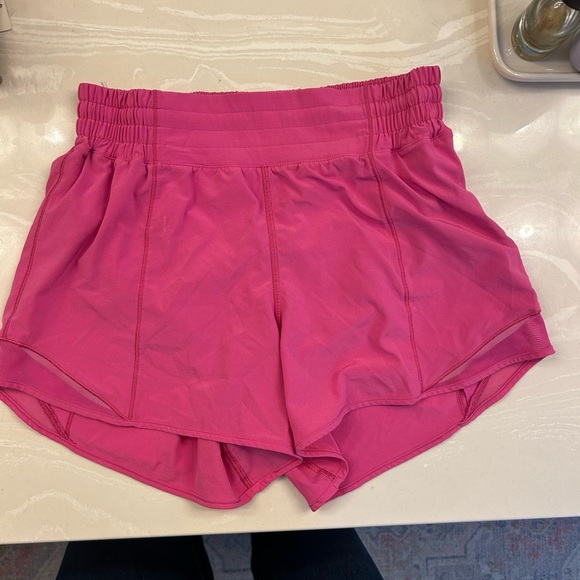 lululemon athletica Pants - Sonic Pink Lululemon Hotty Hot shorts